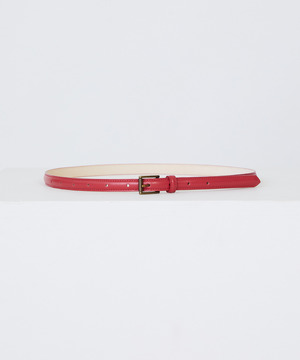 【LOISIR】細幅ベルト 詳細画像 レッド 1