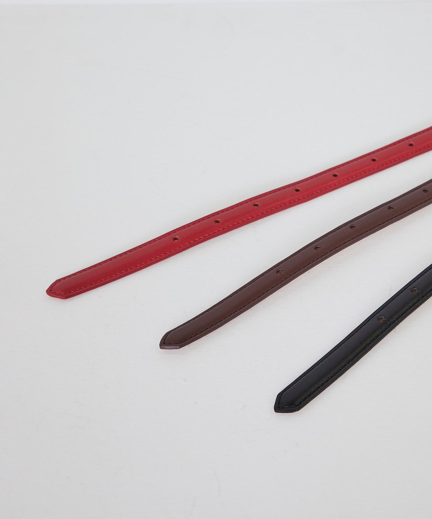 【LOISIR】細幅ベルト 詳細画像 ブラック 10