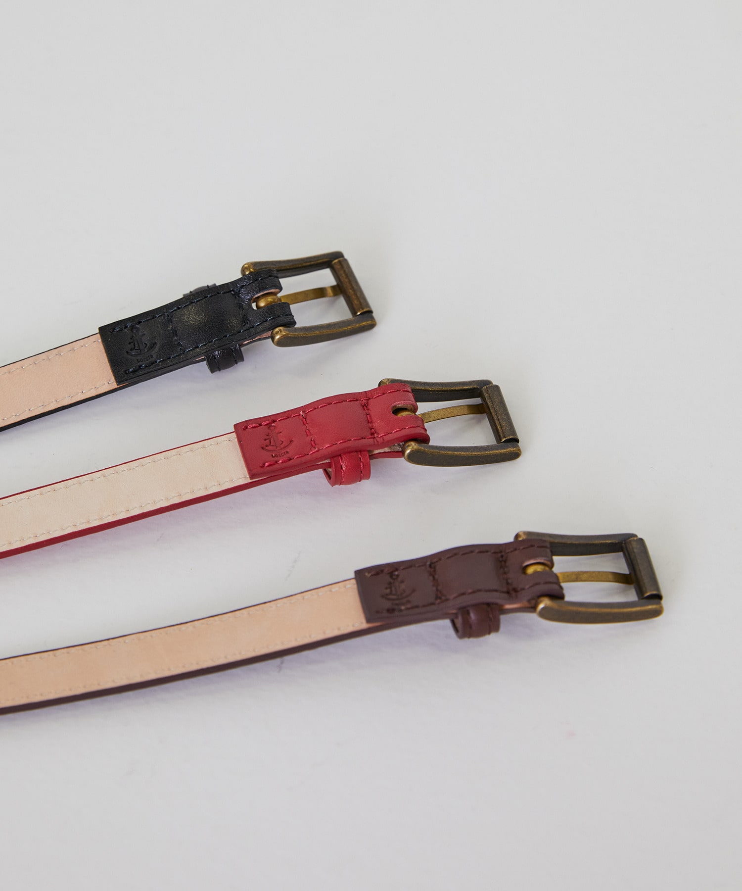 【LOISIR】細幅ベルト 詳細画像 ブラック 11