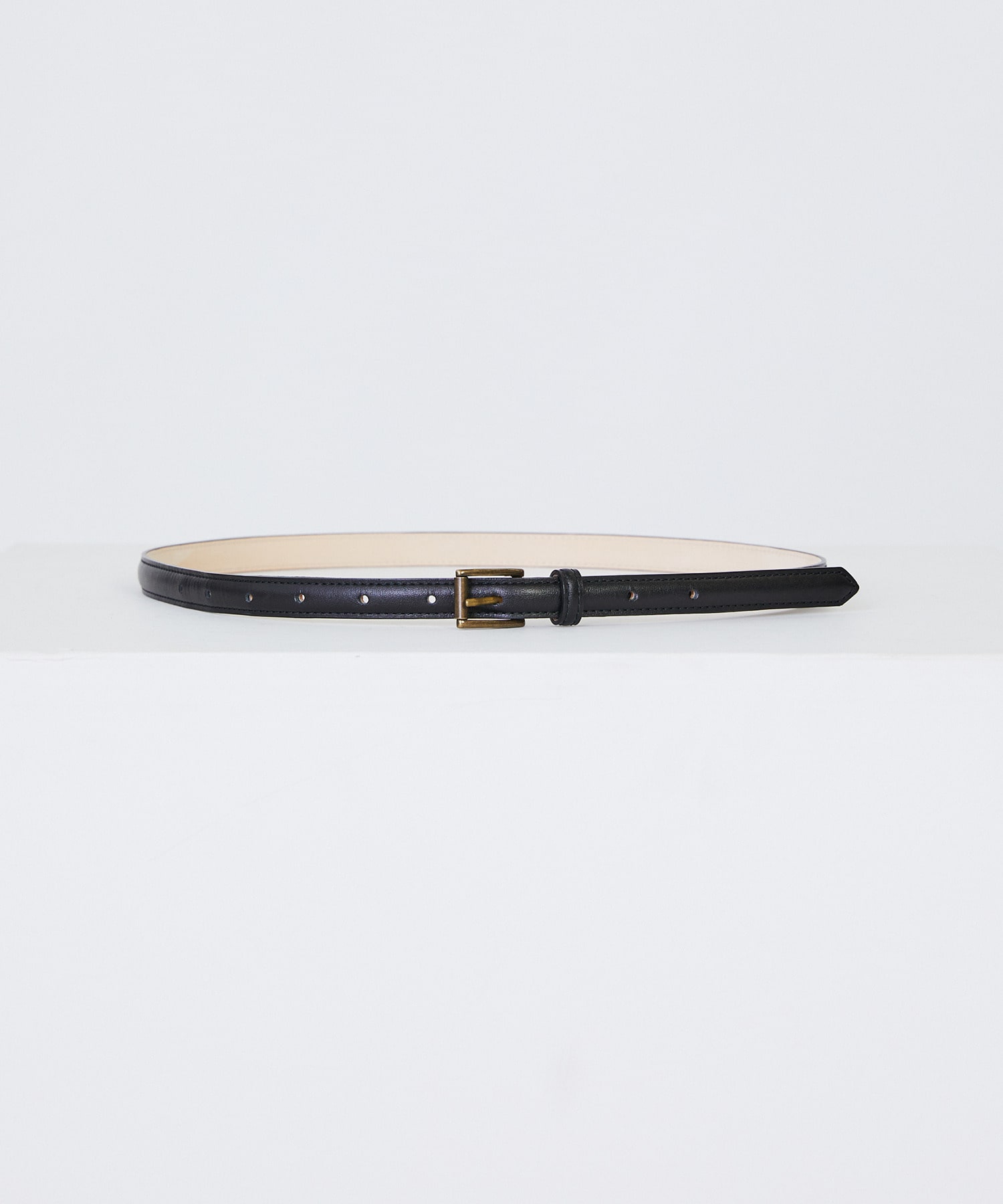 【LOISIR】細幅ベルト 詳細画像 ブラック 1