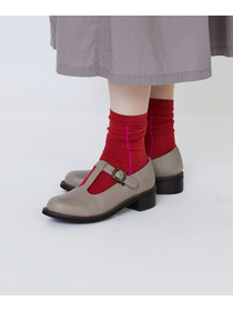 【LOISIR】｜2BUY10%OFF・3BUY20%OFF｜サイドラインソックス 詳細画像 レッド系その他 7