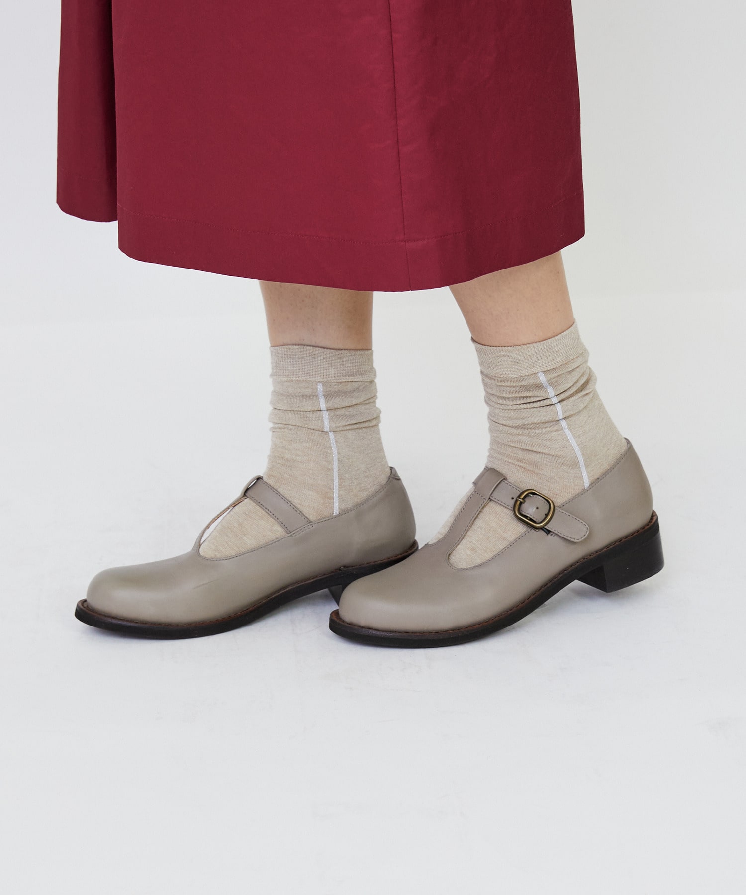 【LOISIR】｜2BUY10%OFF・3BUY20%OFF｜サイドラインソックス 詳細画像 レッド系その他 5