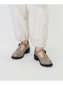 【LOISIR】Tストラップシューズ 詳細画像 ブラック 1