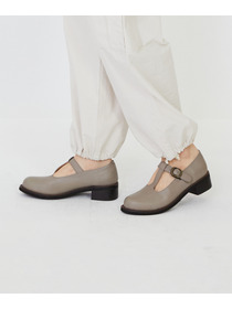 【LOISIR】Tストラップシューズ 詳細画像 ブラック 2