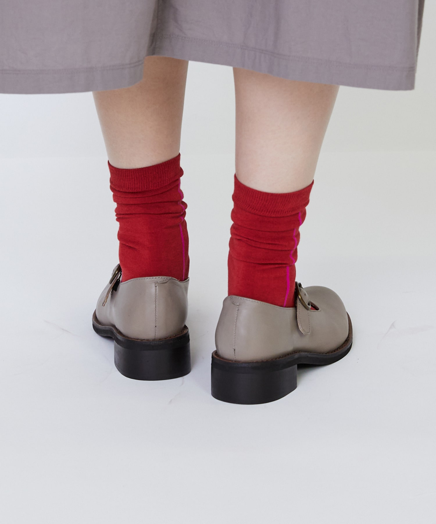 【LOISIR】Tストラップシューズ 詳細画像 ブラック 5