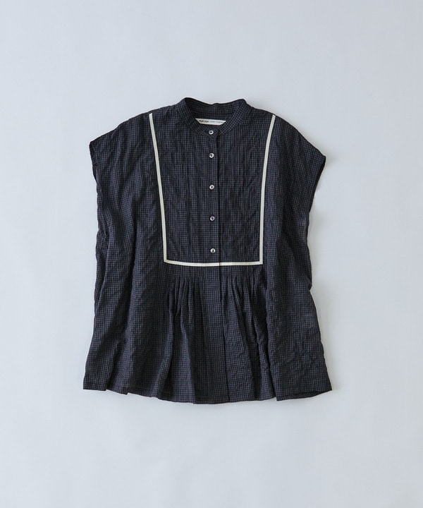 【congés payés】コードトリミングブラウス