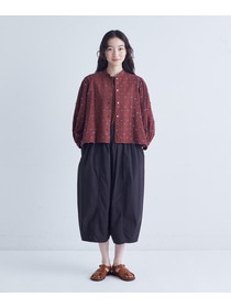 【congés payés】フラワージャカードブラウス 詳細画像 グレー系その他 1