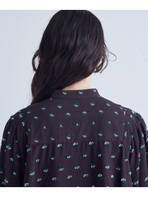 【congés payés】フラワージャカードブラウス 詳細画像 グレー系その他 17