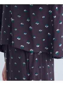 【congés payés】フラワージャカードブラウス 詳細画像 グレー系その他 19