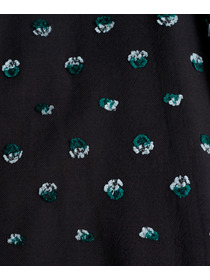 【congés payés】フラワージャカードブラウス 詳細画像 グレー系その他 20