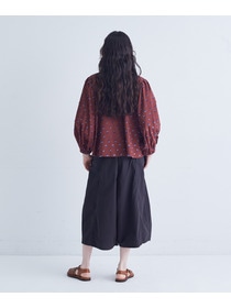 【congés payés】フラワージャカードブラウス 詳細画像 グレー系その他 4