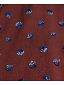 【congés payés】フラワージャカードブラウス 詳細画像 グレー系その他 8