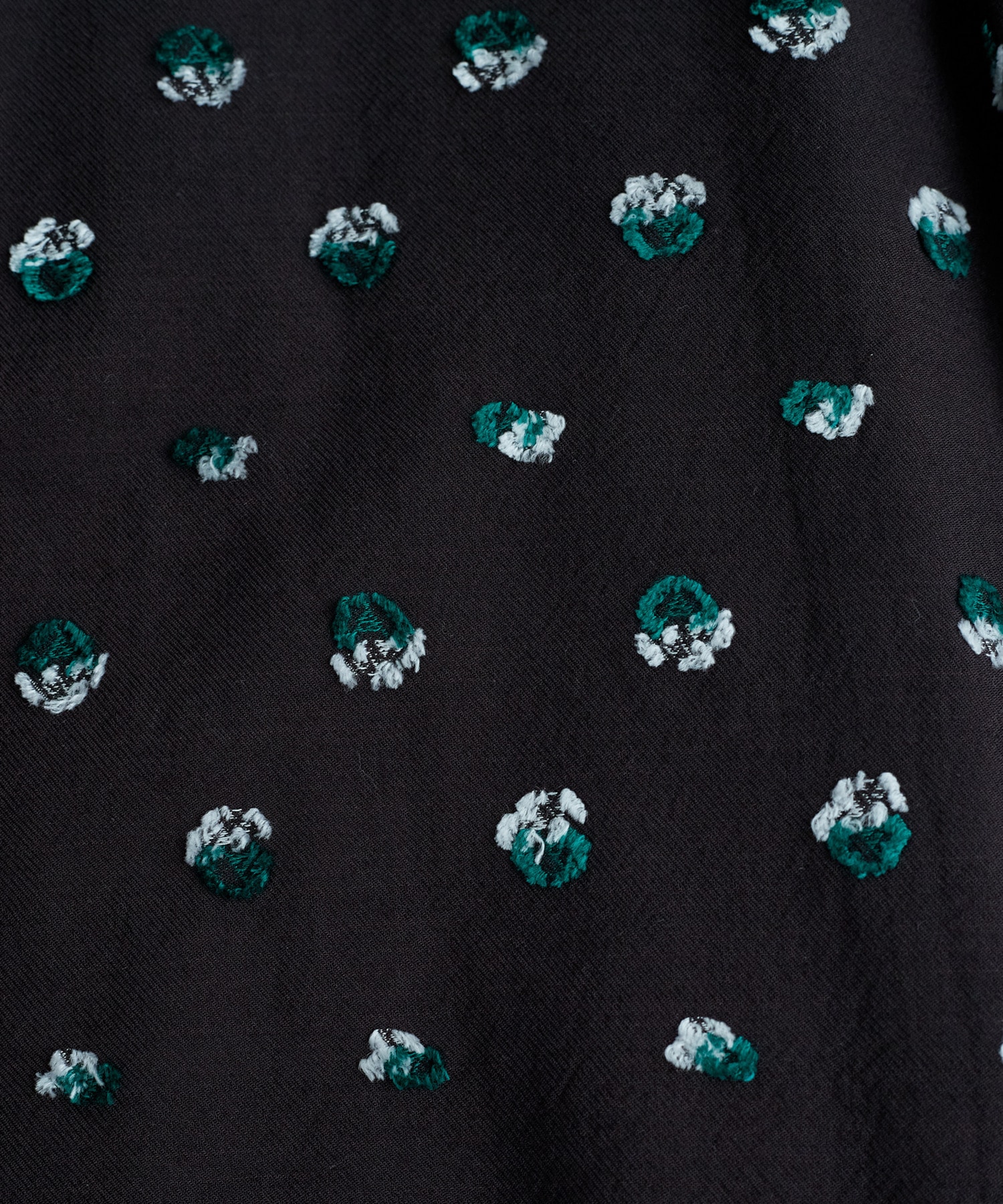 【congés payés】フラワージャカードブラウス 詳細画像 グレー系その他 20