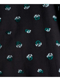 【congés payés】フラワーカットジャカードパンツ 詳細画像 グレー系その他 22