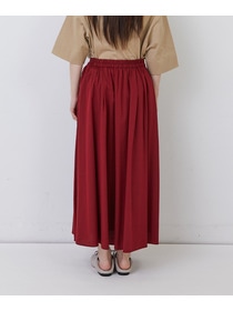 【congés payés】◆コットンワッシャーフレアースカート 詳細画像 レッド 16