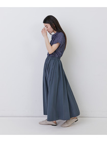 【congés payés】◆コットンワッシャーフレアースカート 詳細画像 レッド 2