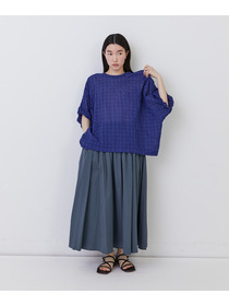 【congés payés】◆コットンワッシャーフレアースカート 詳細画像 レッド 4