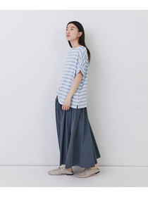 【congés payés】◆コットンワッシャーフレアースカート 詳細画像 レッド 5