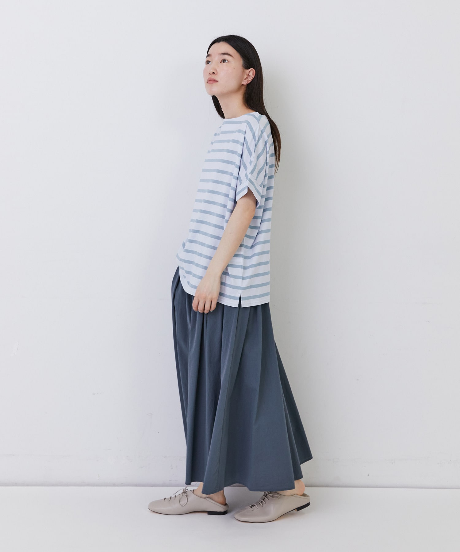 【congés payés】◆コットンワッシャーフレアースカート 詳細画像 レッド 5