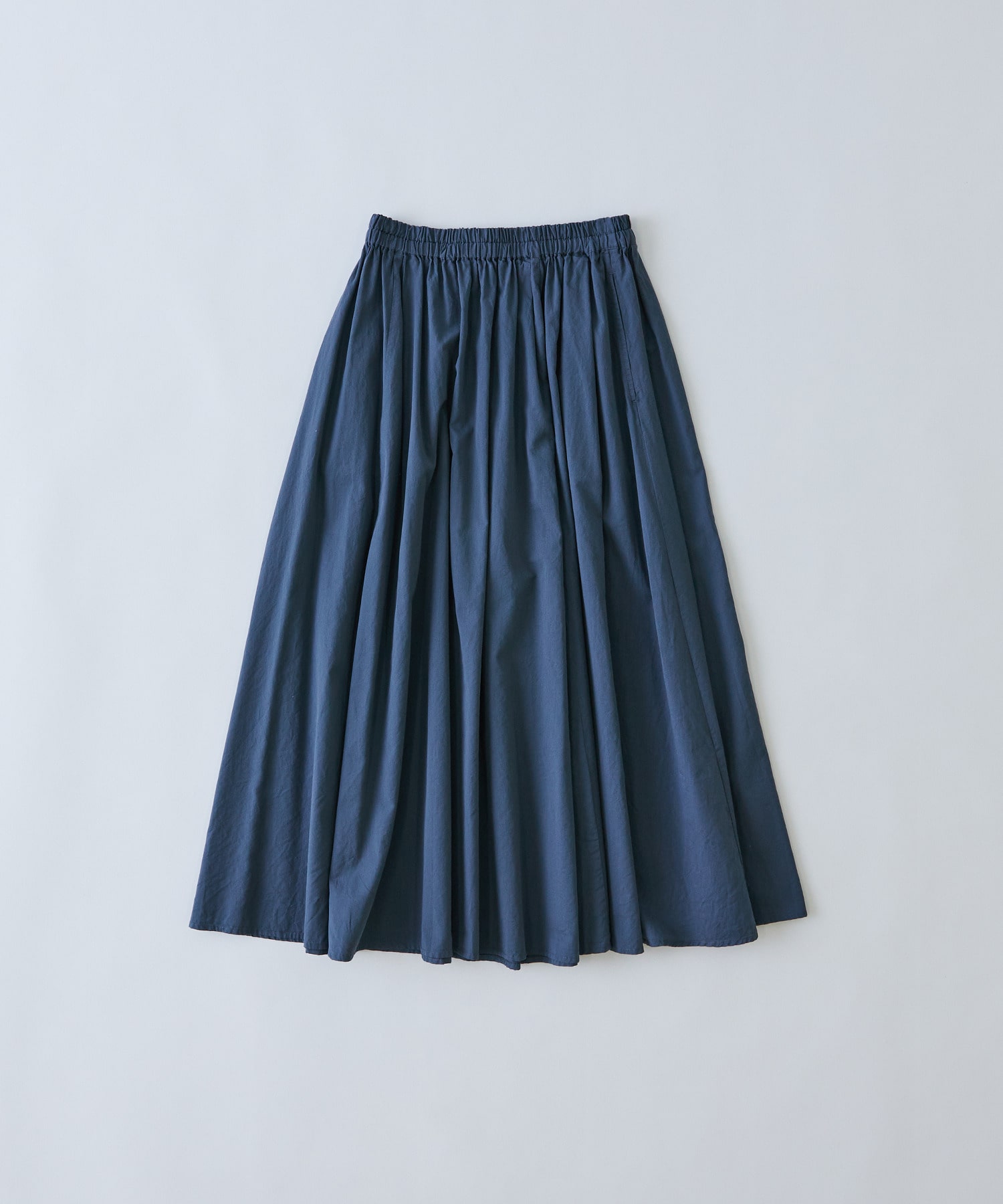 【congés payés】◆コットンワッシャーフレアースカート 詳細画像 ブル－グレ－ 1