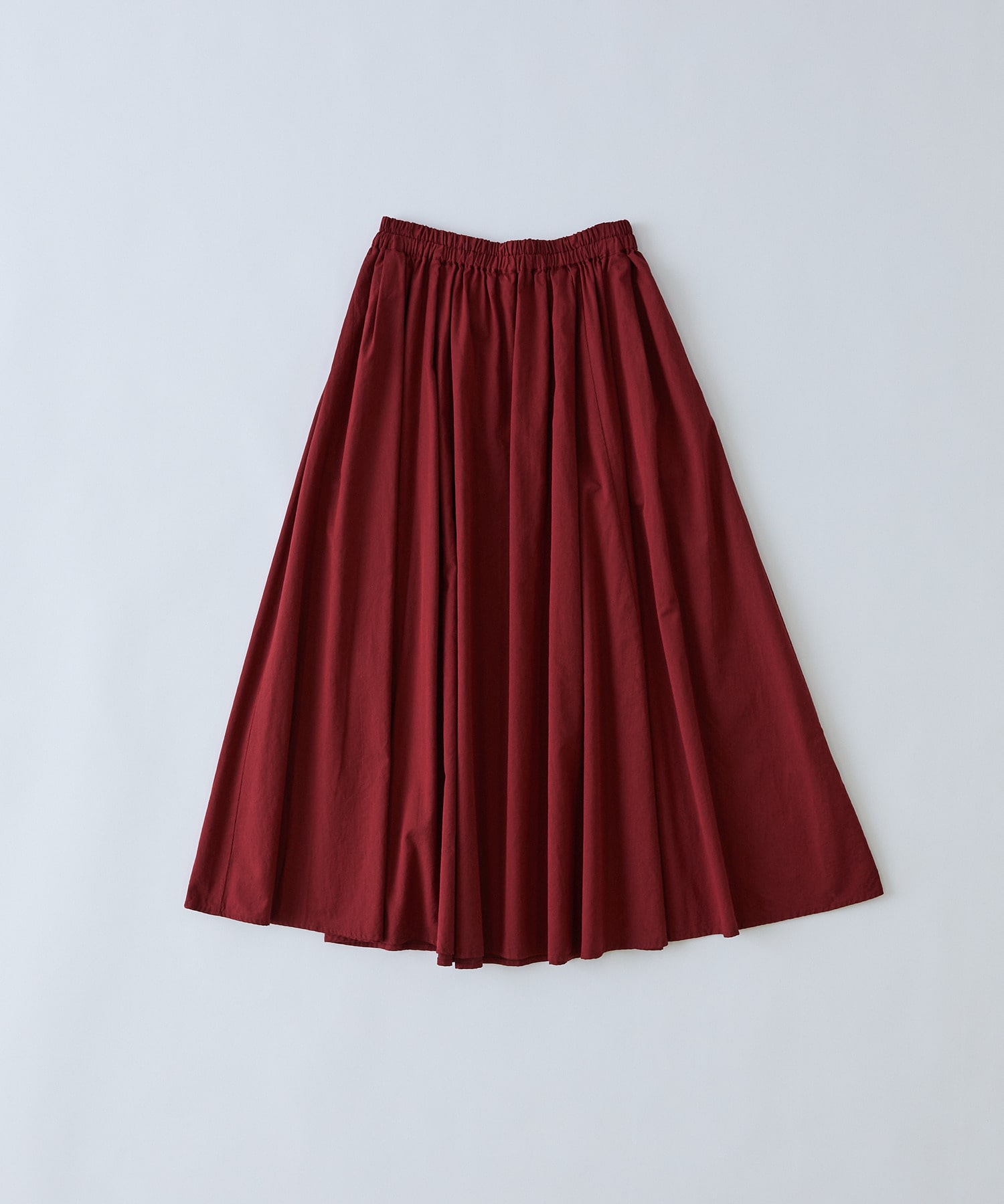 【congés payés】◆コットンワッシャーフレアースカート 詳細画像 レッド 1