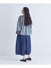 【congés payés】｜2BUY10%OFF・3BUY20%OFF｜ジャージスモッキングブラウス 詳細画像 ブラウン 14