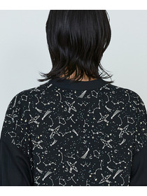 【ADIEU TRISTESSE】｜2BUY10%OFF・3BUY20%OFF｜星空プリント＆刺繍ワンピース 詳細画像 ネイビー 14