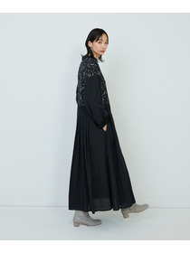 【ADIEU TRISTESSE】｜2BUY10%OFF・3BUY20%OFF｜星空プリント＆刺繍ワンピース 詳細画像 ネイビー 8