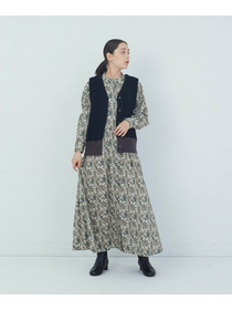 【ADIEU TRISTESSE】｜2BUY10%OFF・3BUY20%OFF｜【11月ベストセラーブランド内5位】リバティプリントワンピース 詳細画像 ベージュ系その他 11