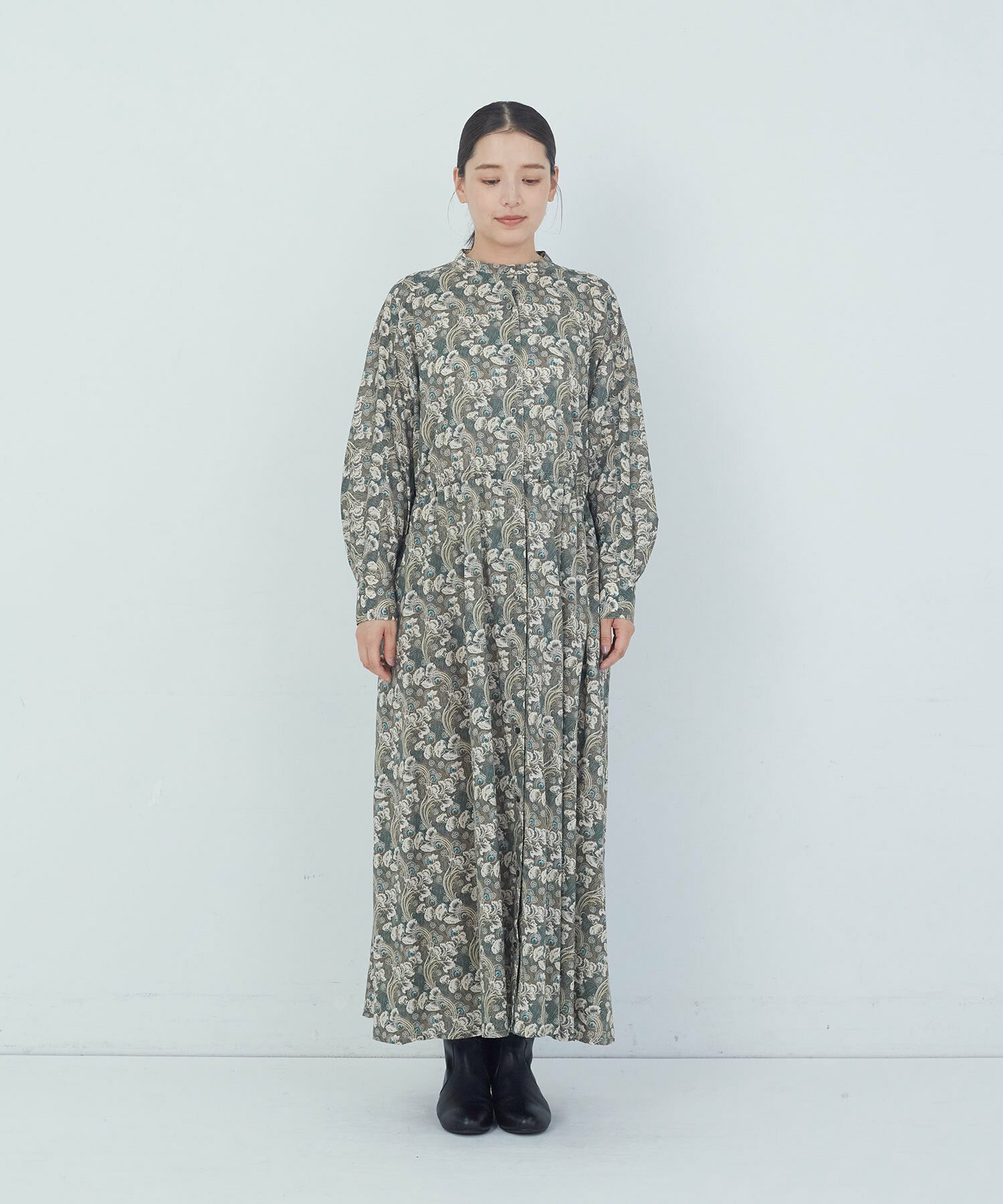 【ADIEU TRISTESSE】｜2BUY10%OFF・3BUY20%OFF｜【11月ベストセラーブランド内5位】リバティプリントワンピース 詳細画像 ベージュ系その他 12