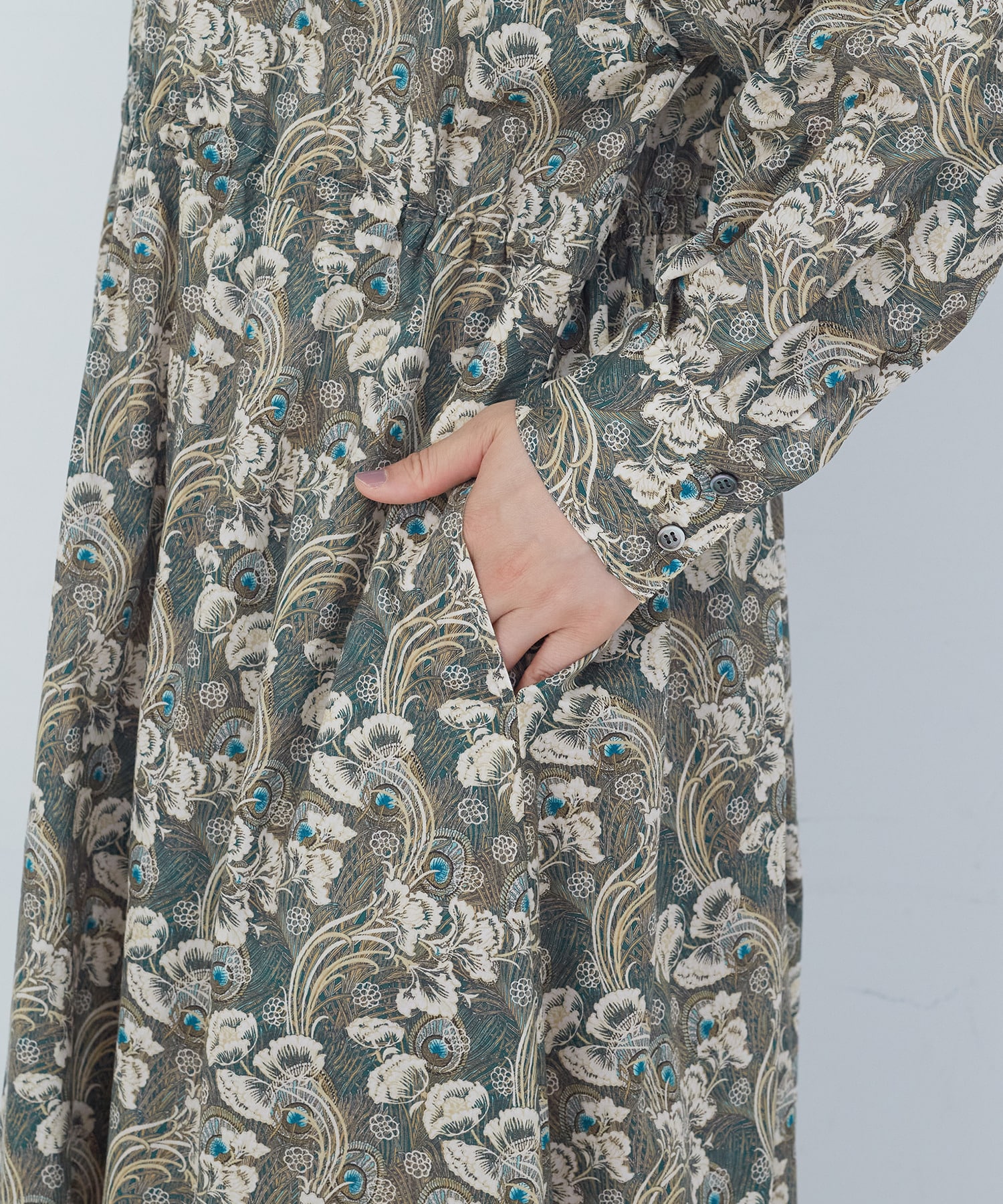 【ADIEU TRISTESSE】｜2BUY10%OFF・3BUY20%OFF｜【11月ベストセラーブランド内5位】リバティプリントワンピース 詳細画像 ベージュ系その他 18