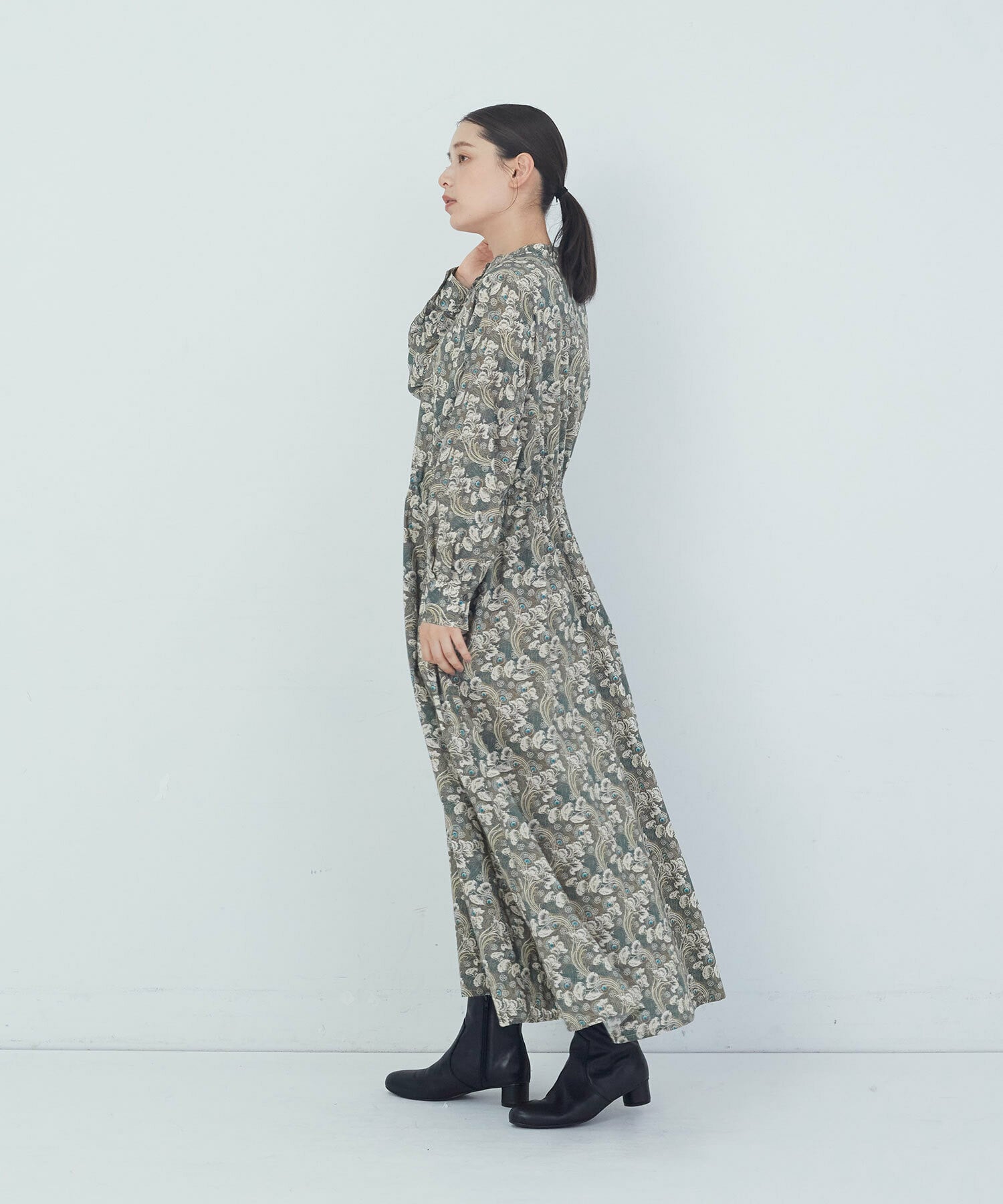 【ADIEU TRISTESSE】｜2BUY10%OFF・3BUY20%OFF｜【11月ベストセラーブランド内5位】リバティプリントワンピース 詳細画像 ベージュ系その他 9