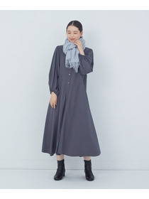 【ADIEU TRISTESSE】レーヨンナイロンワンピース 詳細画像 チャコールグレー 11