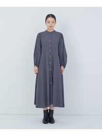 【ADIEU TRISTESSE】レーヨンナイロンワンピース 詳細画像 チャコールグレー 12