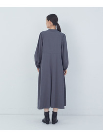 【ADIEU TRISTESSE】レーヨンナイロンワンピース 詳細画像 チャコールグレー 14