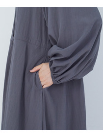 【ADIEU TRISTESSE】レーヨンナイロンワンピース 詳細画像 チャコールグレー 17