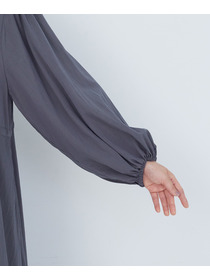 【ADIEU TRISTESSE】レーヨンナイロンワンピース 詳細画像 チャコールグレー 18