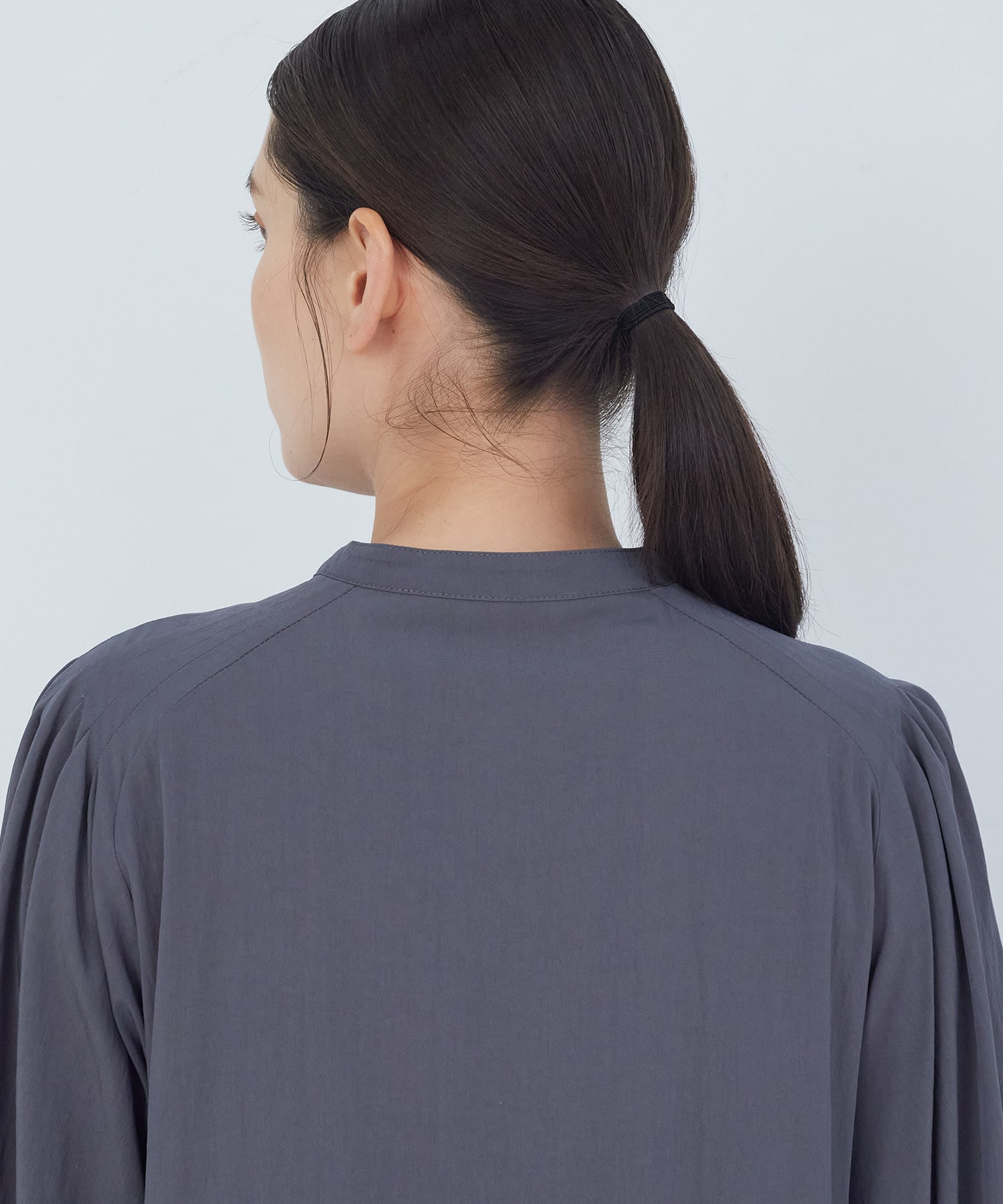 【ADIEU TRISTESSE】レーヨンナイロンワンピース 詳細画像 チャコールグレー 16