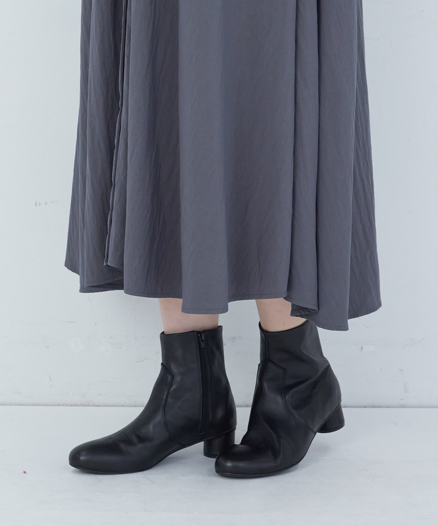 【ADIEU TRISTESSE】レーヨンナイロンワンピース 詳細画像 チャコールグレー 19