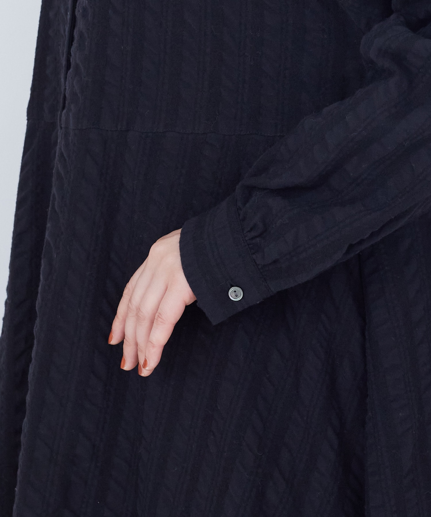 【ADIEU TRISTESSE】｜2BUY10%OFF・3BUY20%OFF｜【11月お気に入り登録ブランド内4位】コットンウールファインワンピース 詳細画像 ブラック 19