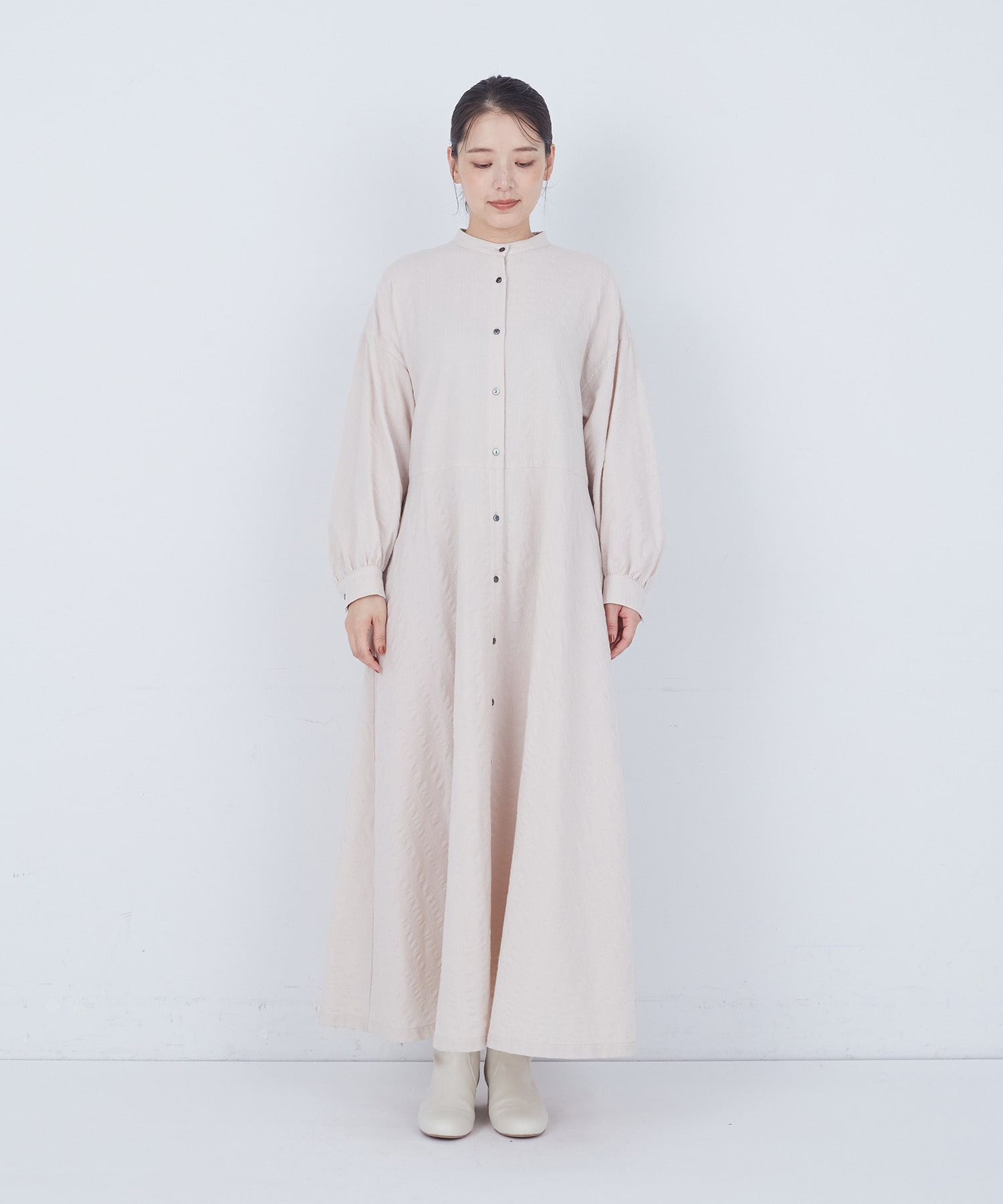 【ADIEU TRISTESSE】｜2BUY10%OFF・3BUY20%OFF｜【11月お気に入り登録ブランド内4位】コットンウールファインワンピース 詳細画像 ブラック 6