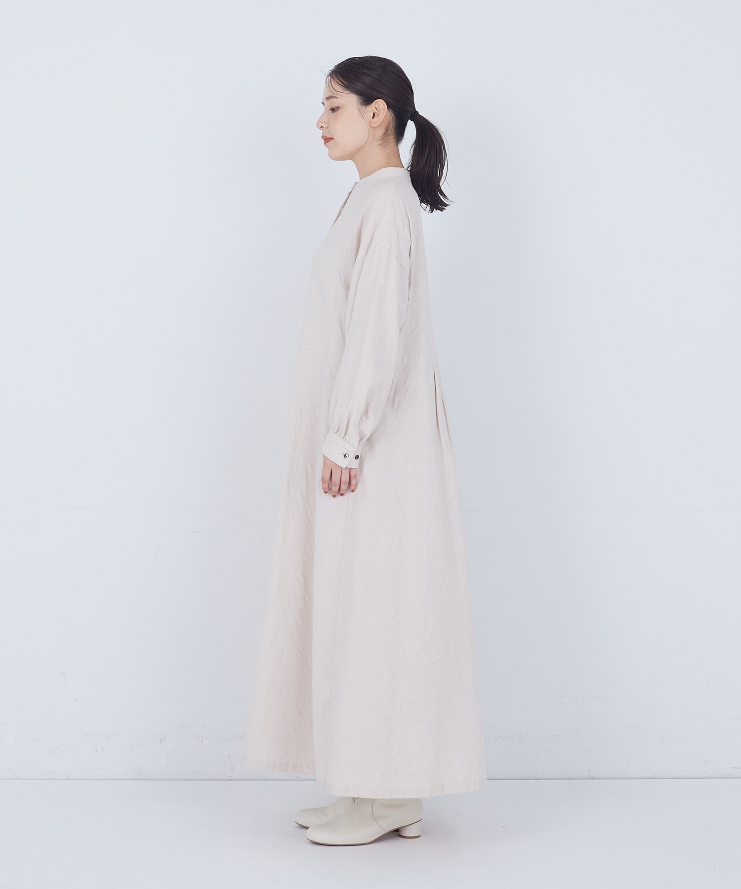 【ADIEU TRISTESSE】｜2BUY10%OFF・3BUY20%OFF｜【11月お気に入り登録ブランド内4位】コットンウールファインワンピース 詳細画像 ブラック 7