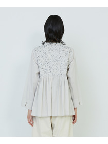 【ADIEU TRISTESSE】｜2BUY10%OFF・3BUY20%OFF｜星空プリント＆刺繍ブラウス 詳細画像 ブラック 12