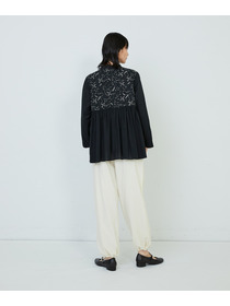 【ADIEU TRISTESSE】｜2BUY10%OFF・3BUY20%OFF｜星空プリント＆刺繍ブラウス 詳細画像 ブラック 3