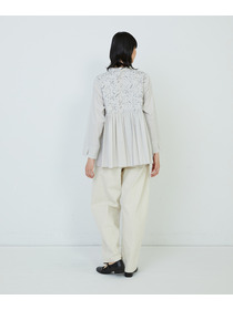 【ADIEU TRISTESSE】｜2BUY10%OFF・3BUY20%OFF｜星空プリント＆刺繍ブラウス 詳細画像 ブラック 9