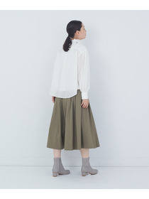 【ADIEU TRISTESSE】｜2BUY10%OFF・3BUY20%OFF｜タックフリルカラーブラウス 詳細画像 ブル－グレ－ 15