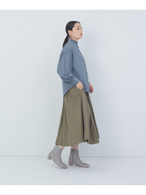 【ADIEU TRISTESSE】｜2BUY10%OFF・3BUY20%OFF｜タックフリルカラーブラウス 詳細画像 ブル－グレ－ 8