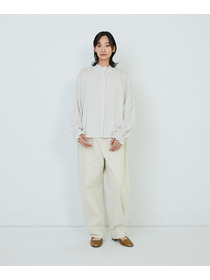 【ADIEU TRISTESSE】コットンチュールブラウス 詳細画像 ライトグレー 1