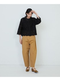 【ADIEU TRISTESSE】ケミカルレースブラウス 詳細画像 オフホワイト 1