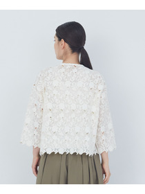 【ADIEU TRISTESSE】ケミカルレースブラウス 詳細画像 オフホワイト 12
